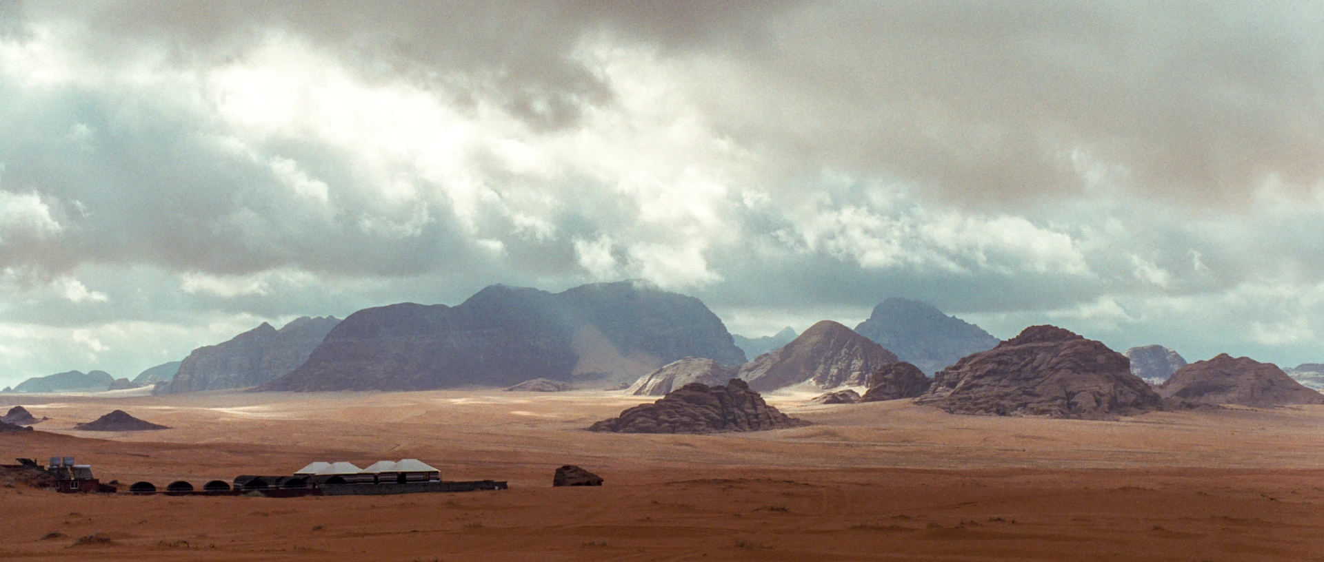 Jordan's magnificent Wadi Rum Desert at sunrise.